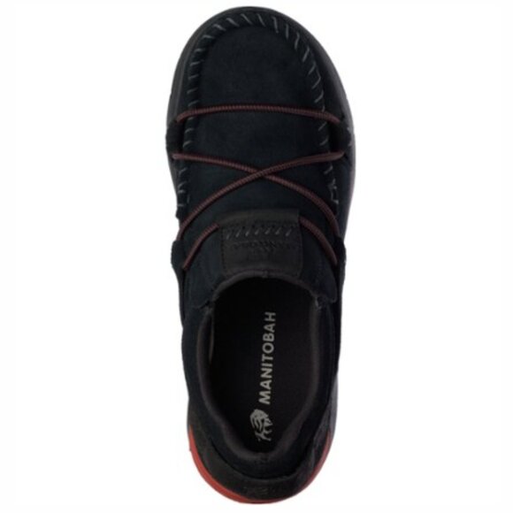 Manitobah Men's Makwa Slip-On Mukluk Black Suede Sizes New 60169 Waterproof - Picture 4 of 11